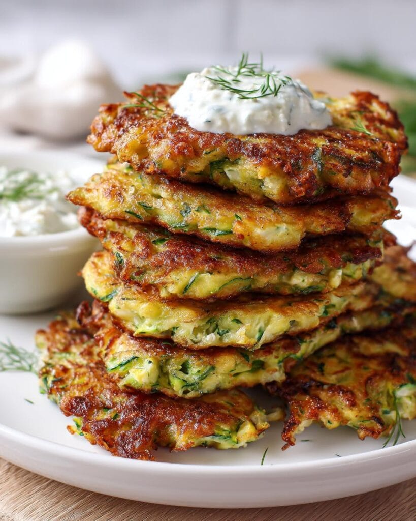 greek zucchini fritters​