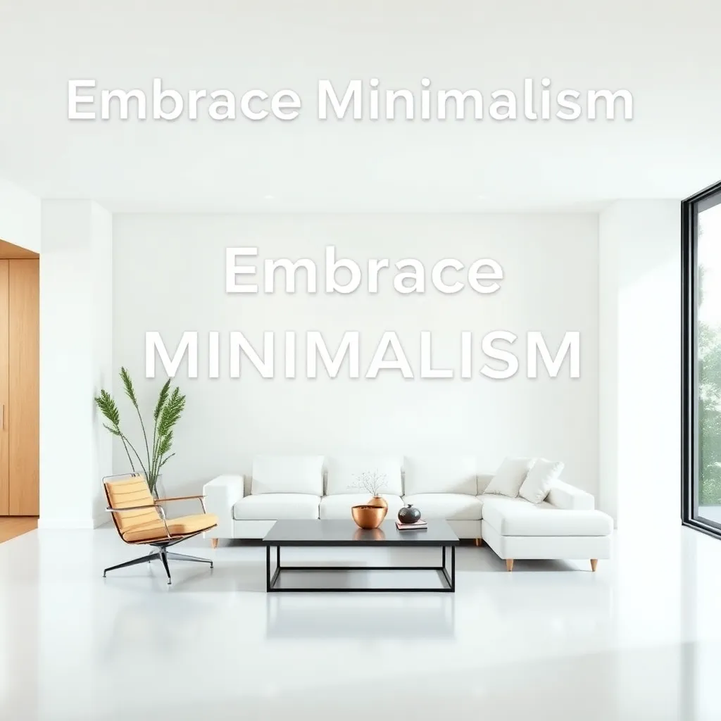 1. Embrace Minimalism: Sleek Design for Effortless Elegance